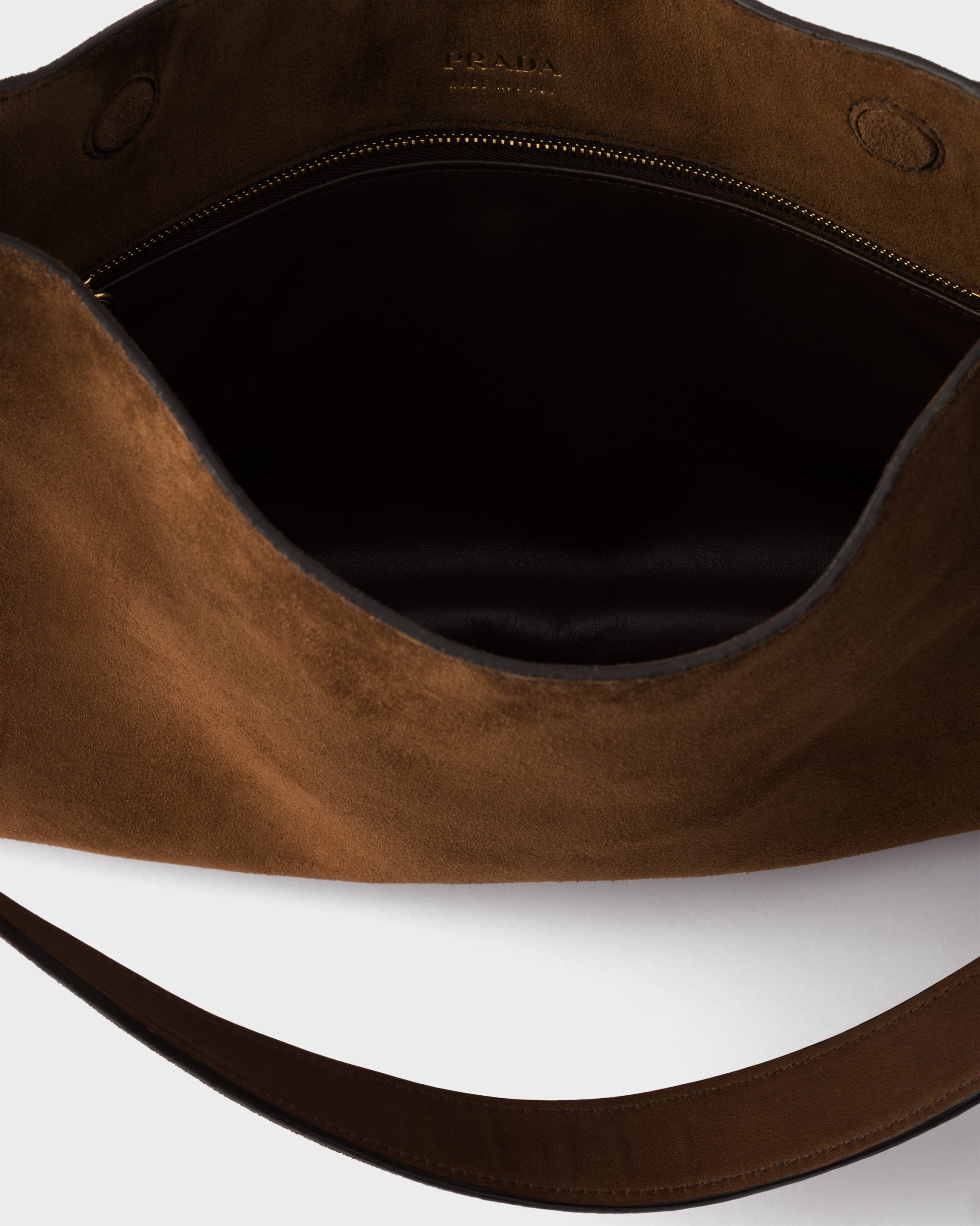 Prada Etude large suede shoulder bag - Image 4